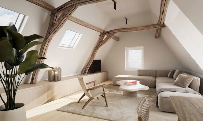 Dakappartement te koop in Brugge