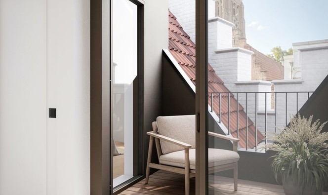 Dakappartement te koop in Brugge